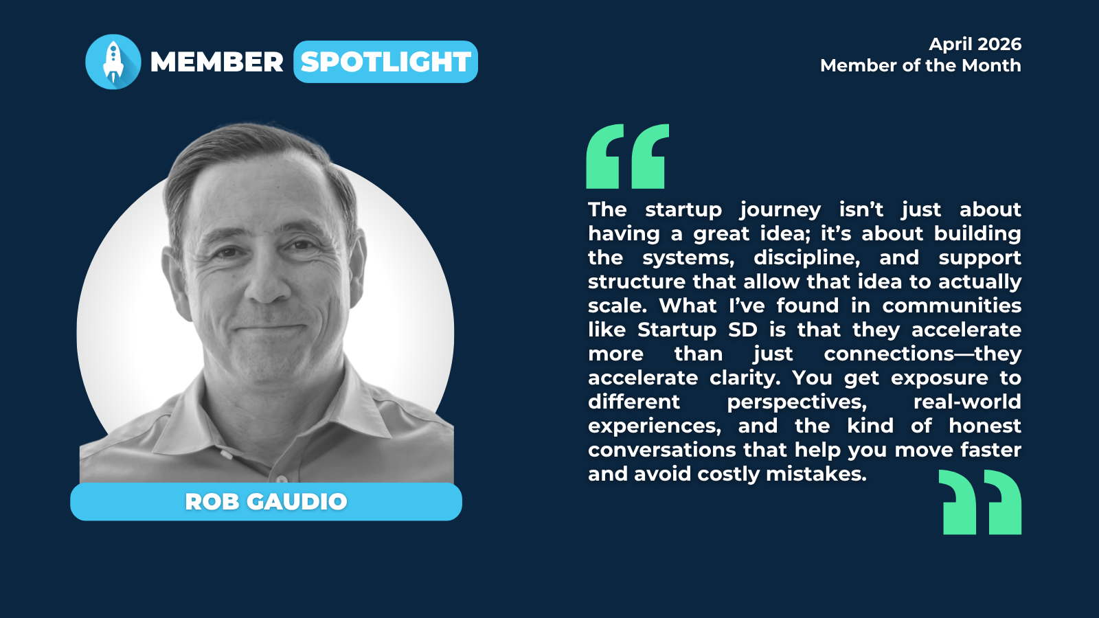 Rob Gaudio - Member Spotlight