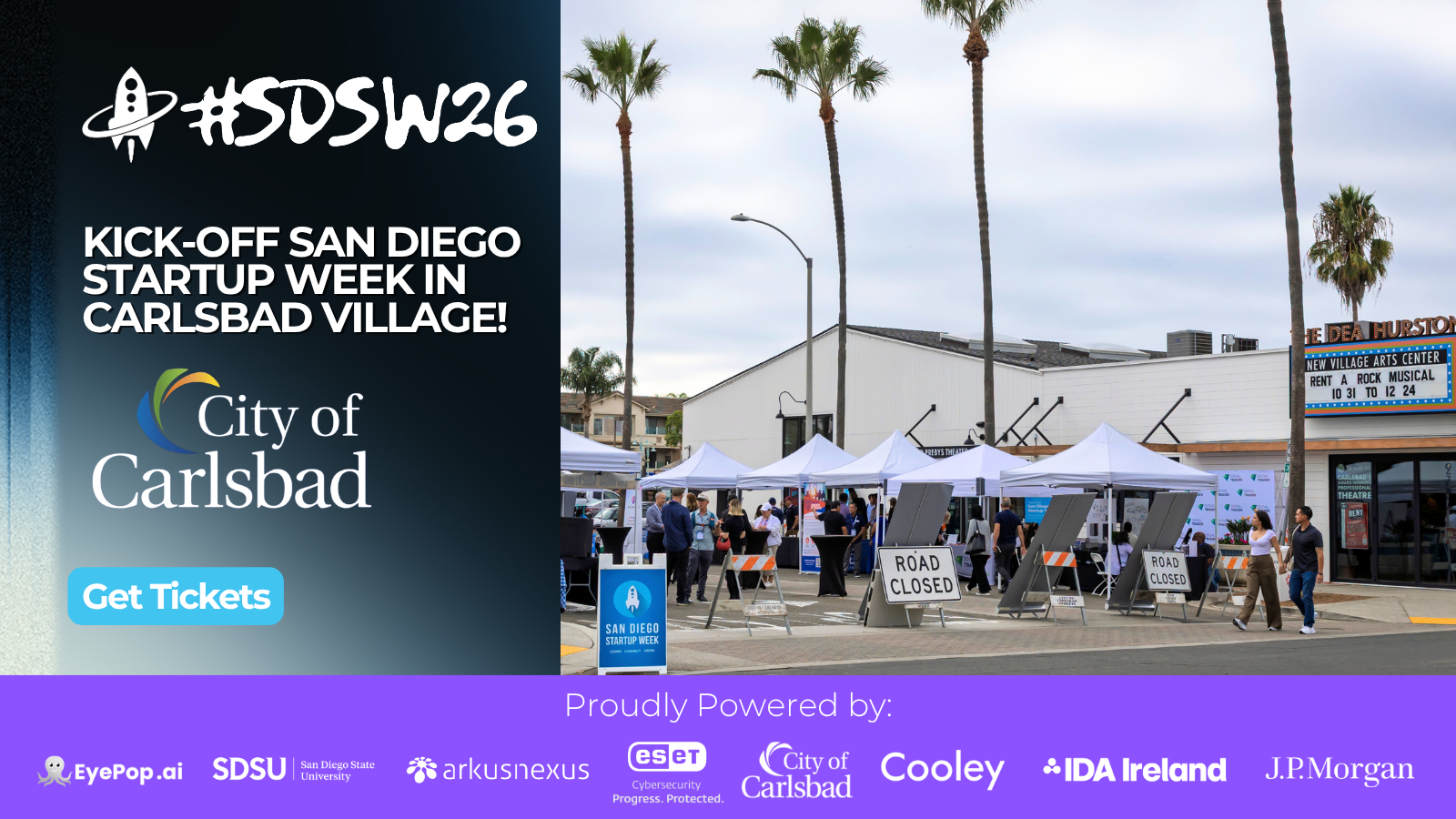 Kick-Off San Diego Startup Week in carlsbad village!
